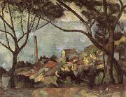 Paul Cezanne La Mer a l'Estaque France oil painting artist